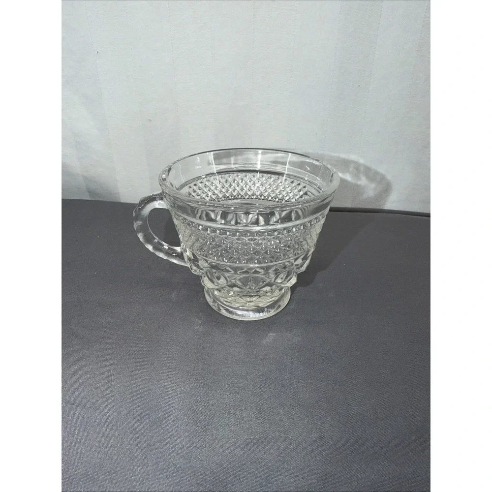 Vintage Anchor Hocking Wexford Punch Set Glass Cup (Cup Only)‎
